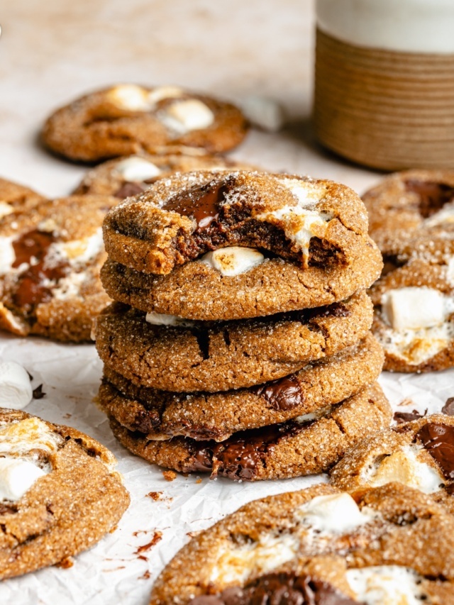 Incredible Chocolate Marshmallow Ginger Cookies
